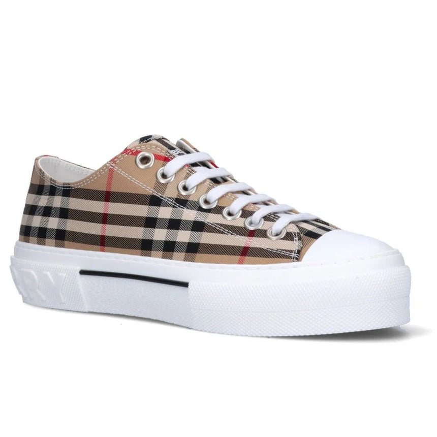 Burberry 'Jack Low' Check Trainers Beige - Boinclo - Outlet Sale Under Retail