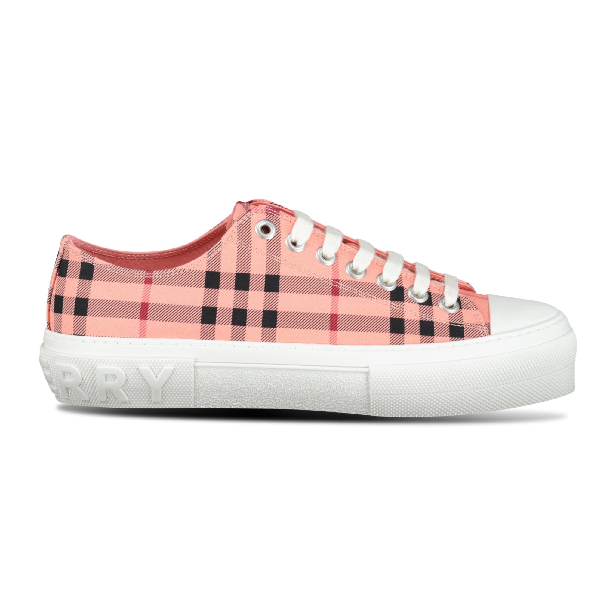 Color variation of 'Jack Low' Check Trainers Pink