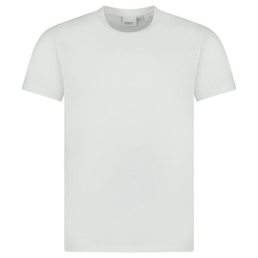 Burberry 'Jenson' Crew Neck Logo T-Shirt White - Boinclo - Outlet Sale Under Retail