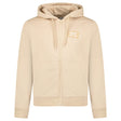 Burberry 'Keira' Logo Hoodie Zip Sweatshirt Beige - Boinclo - Outlet Sale Under Retail