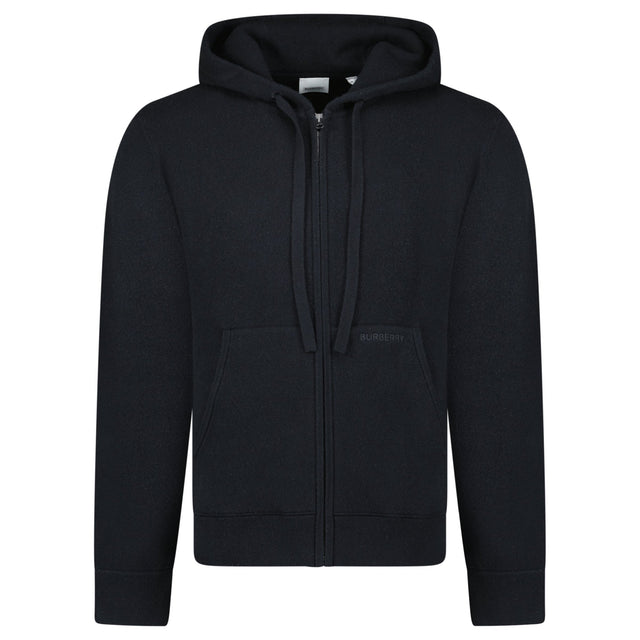 Burberry 'Lindley' Knitted Cashmere Hoodie Black - Boinclo - Outlet Sale Under Retail