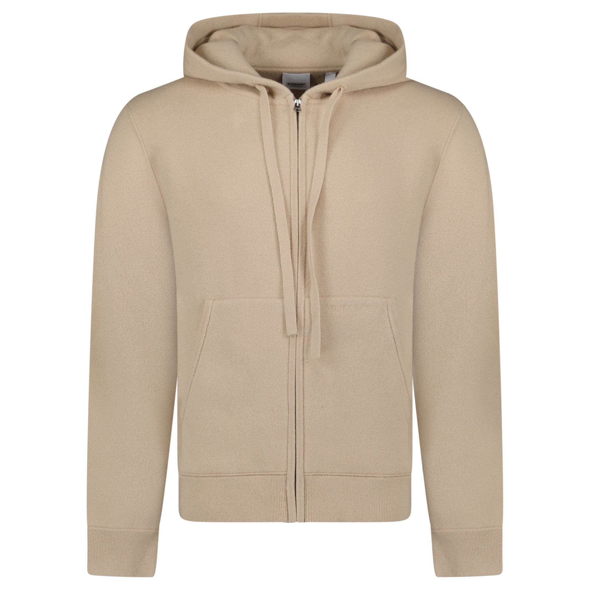 Color variation of 'Lindley' Knitted Cashmere Hoodie Soft Fawn Beige