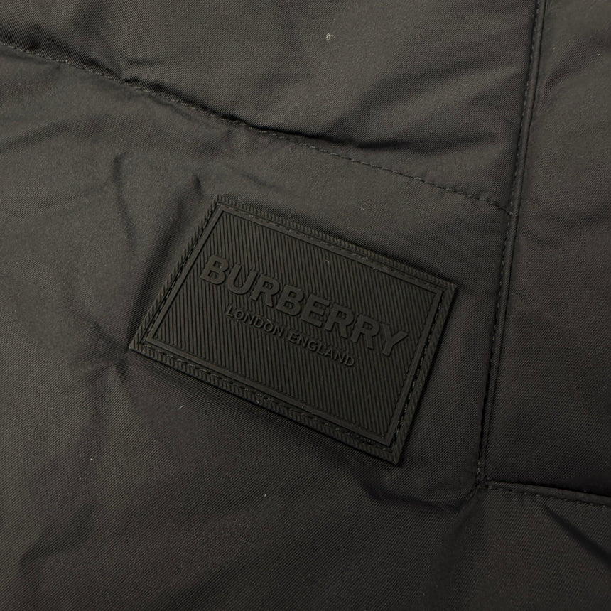 Burberry 'Lowick' Reversible Down Gilet Black & Check - Boinclo - Outlet Sale Under Retail