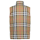 Burberry 'Lowick' Reversible Down Gilet Black & Check - Boinclo - Outlet Sale Under Retail