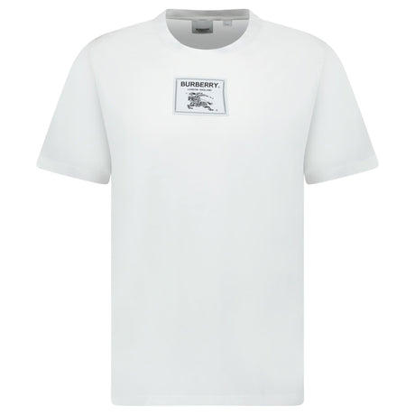 Burberry 'Margot' Embroidery London England Logo T-Shirt White - Boinclo - Outlet Sale Under Retail