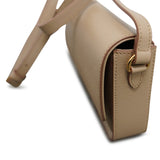 Burberry 'New Hampshire' Leather Shoulder Bag Chestnut Beige - Boinclo - Outlet Sale Under Retail