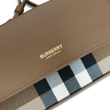 Burberry 'New Hampshire' Leather Shoulder Bag Earth Brown - Boinclo - Outlet Sale Under Retail