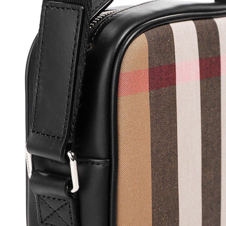 Burberry 'Paddy' Check Messenger / Side Bag Black - Boinclo - Outlet Sale Under Retail