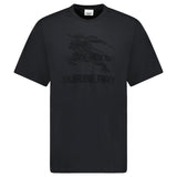 Burberry 'Raynerton' Cotton Jersey T-Shirt Black - Boinclo - Outlet Sale Under Retail