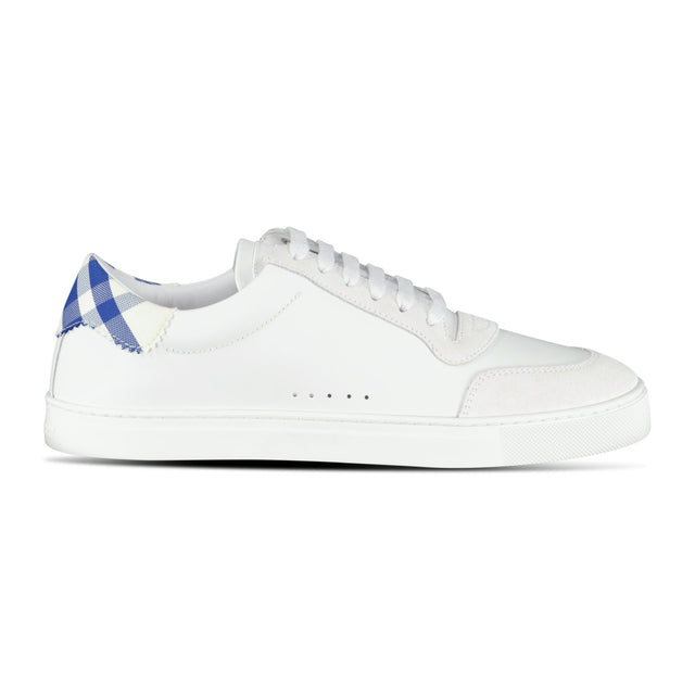 Burberry Robin Sneakers White & Blue Check - Boinclo - Outlet Sale Under Retail