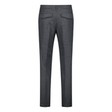 Burberry 'Shilton' Wool Pattern Trousers Charcoal - Boinclo - Outlet Sale Under Retail