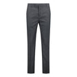 Burberry 'Shilton' Wool Pattern Trousers Charcoal - Boinclo ltd - Outlet Sale Under Retail