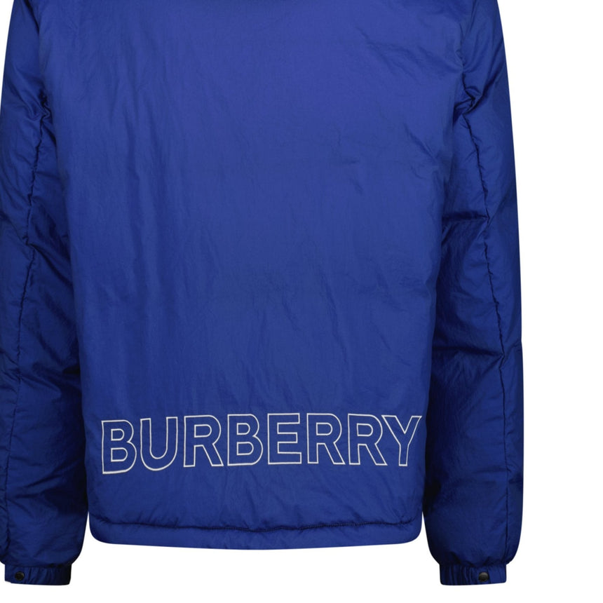 Burberry 'Sunderland' Logo Hooded Down Jacket Honey Royal Blue - Boinclo - Outlet Sale Under Retail