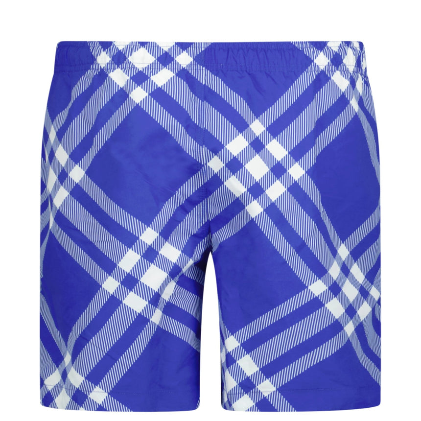 Burberry Swim Shorts in Signature Knight Check Blue - Boinclo - Outlet Sale Under Retail