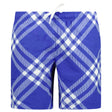 Burberry Swim Shorts in Signature Knight Check Blue - Boinclo - Outlet Sale Under Retail