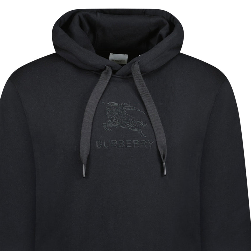 Burberry 'Tidan' Embroidered Logo Hoody Black - Boinclo - Outlet Sale Under Retail