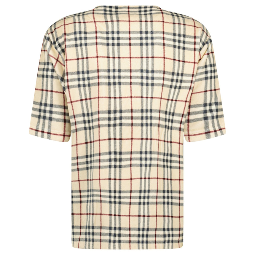 Burberry 'Willesden' Check T-Shirt Beige - Boinclo - Outlet Sale Under Retail