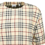 Burberry 'Willesden' Check T-Shirt Beige - Boinclo - Outlet Sale Under Retail