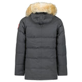 Canada Goose Carson With Fur Parka Jacket Grey - Boinclo - Outlet Sale Under Retail