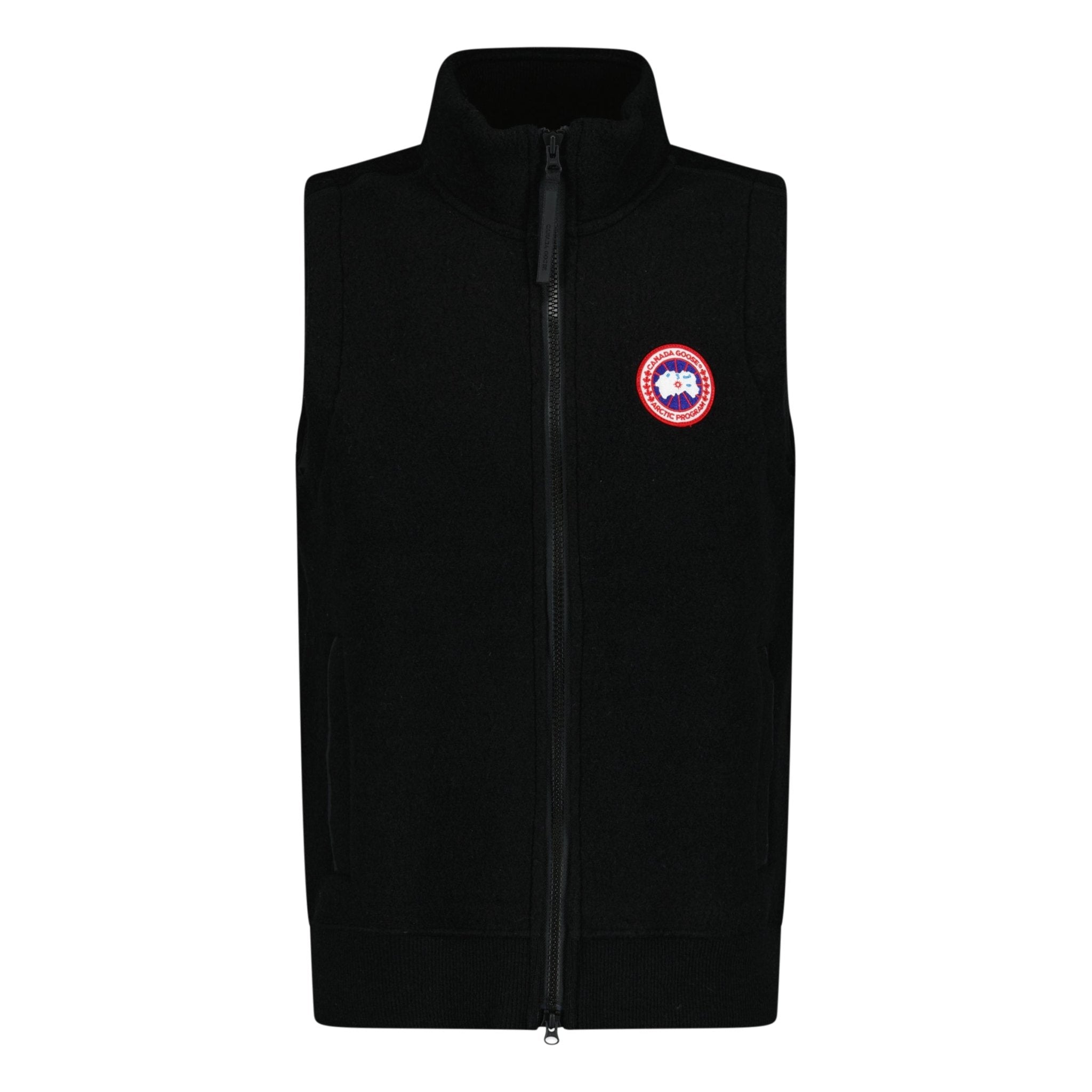 Color variation of 'Mersey Fleece' Gilet Jacket Black