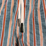 Canali Stripe Swim Shorts Blue, Orange & White - Boinclo - Outlet Sale Under Retail