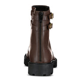 Celine Margaret Calfskin Double Buckle Brown Boots - Boinclo - Outlet Sale Under Retail