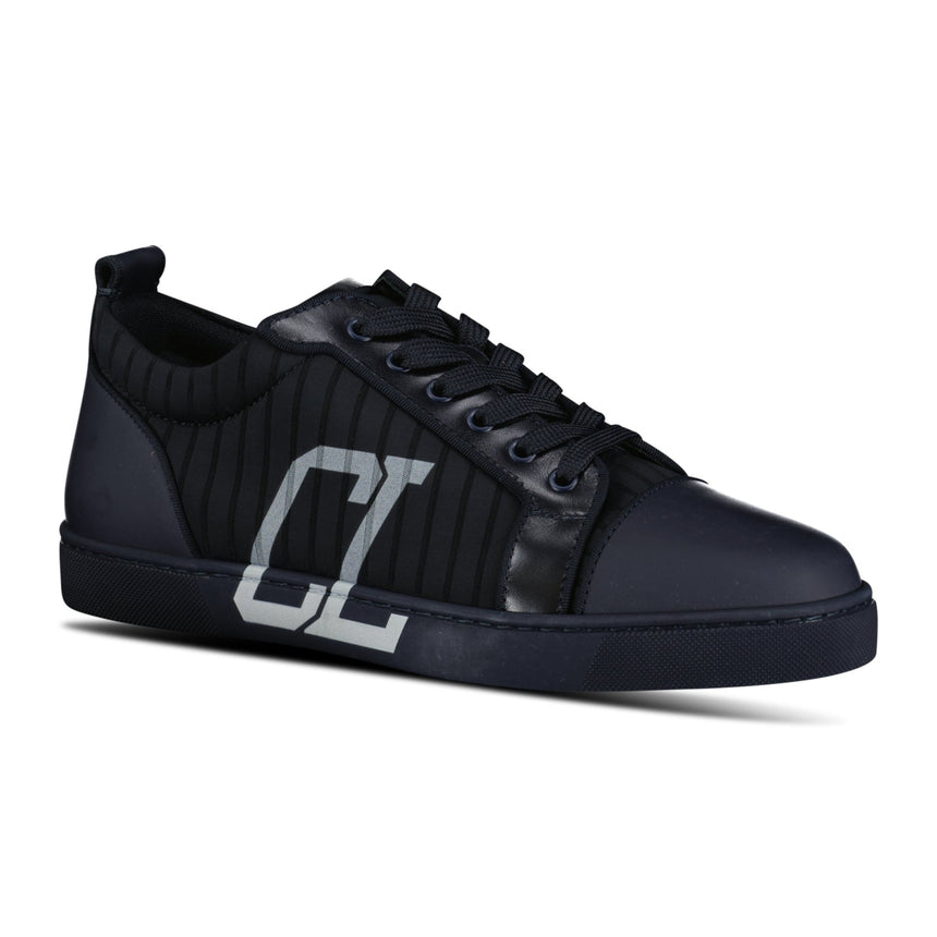 Christian Louboutin Louis Junior Varsimax Flat Marine Navy - Boinclo - Outlet Sale Under Retail