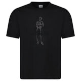 CP Company 1020 Jersey Large Sailor T-Shirt in Black - Boinclo - Outlet Sale Under Retail