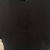 CP Company 20/1 Jersey Boxy Logo T-Shirt Black Sand - Boinclo - Outlet Sale Under Retail