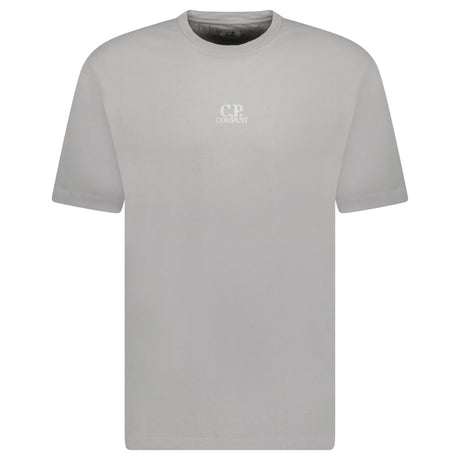 CP Company 24/1 Jersey Artisanal Three Cards T-Shirt in Grey - Boinclo - Outlet Sale Under Retail