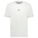 CP Company 24/1 Jersey Artisanal Three Cards T-Shirt in White - Boinclo - Outlet Sale Under Retail