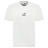 CP Company 30/1 Jersey Bold British Sailor Logo T-Shirt Gauze White - Boinclo - Outlet Sale Under Retail