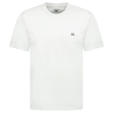 CP Company 30/1 Stitch Logo T-Shirt White - Boinclo - Outlet Sale Under Retail