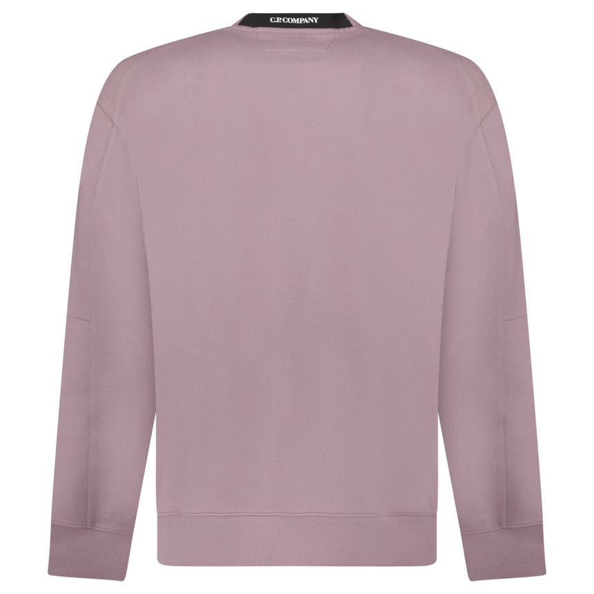 CP Company Arm Lens Diagonal Sweatshirt Purple Dove - Boinclo - Outlet Sale Under Retail