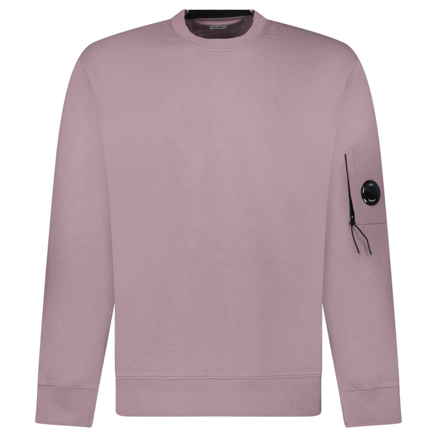 CP Company Arm Lens Diagonal Sweatshirt Purple Dove - Boinclo - Outlet Sale Under Retail