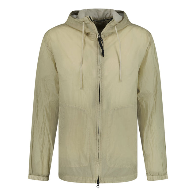 CP Company Back Logo Hooded Jacket Beige - Boinclo ltd - Outlet Sale Under Retail