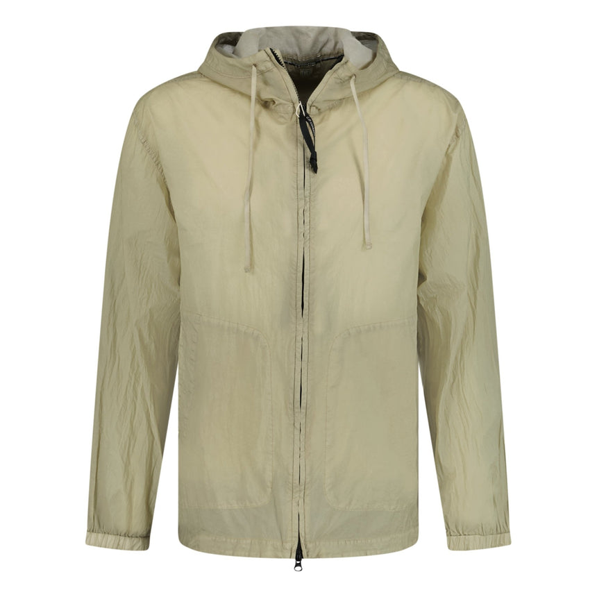 CP Company Back Logo Hooded Jacket Beige - Boinclo ltd - Outlet Sale Under Retail