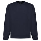 CP Company Brushed Emerized Arm Lens Diagonal Sweatshirt Navy - Boinclo - Outlet Sale Under Retail