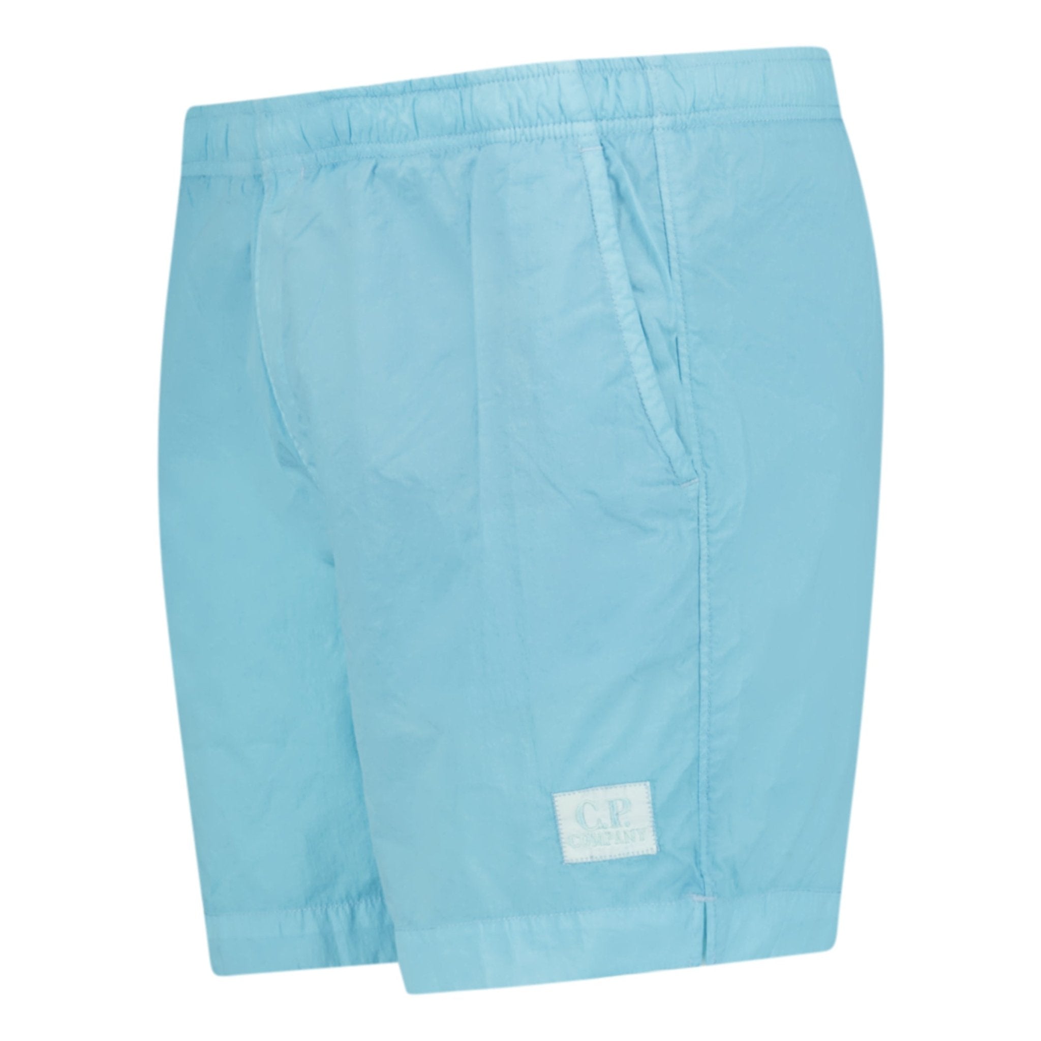 Color variation of Chrome-R Patch Logo Swim Shorts Baby Blue