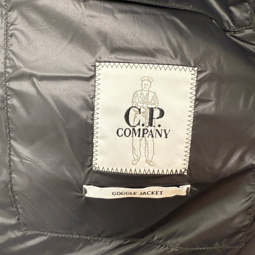 CP Company D.D. Padded Goggle Down Jacket Black - Boinclo - Outlet Sale Under Retail