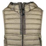 CP Company D.D. Shell Down Goggle Gilet Vintage Khaki - Boinclo - Outlet Sale Under Retail