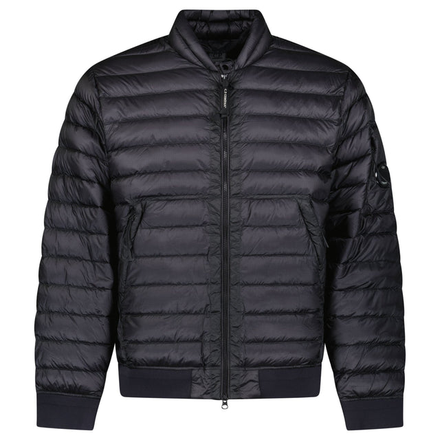 CP Company D.D. Shell Lens Down Jacket in Nightshade Blue - Boinclo - Outlet Sale Under Retail