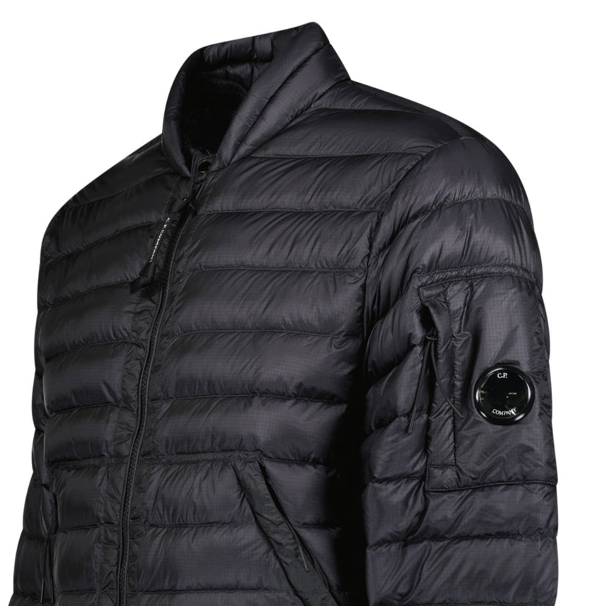 CP Company D.D. Shell Lens Down Jacket in Nightshade Blue - Boinclo - Outlet Sale Under Retail