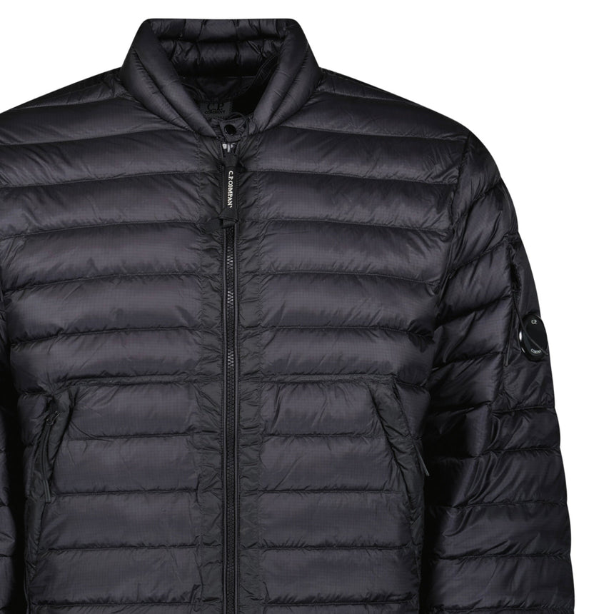 CP Company D.D. Shell Lens Down Jacket in Nightshade Blue - Boinclo - Outlet Sale Under Retail