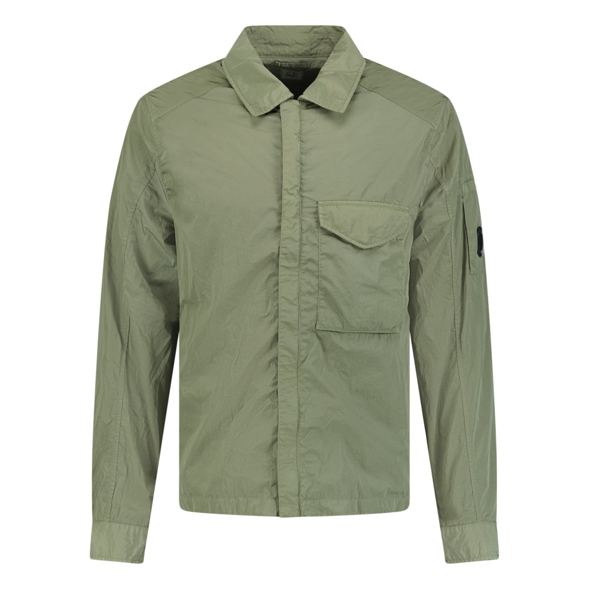 Color variation of Lens Chrome Zip-Up Jacket Military Green