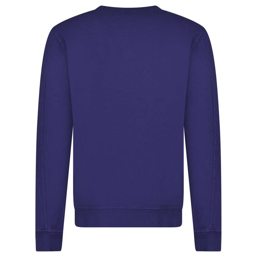 CP Company Lens Light Fleece Sweatshirt Medval Blue - Boinclo - Outlet Sale Under Retail