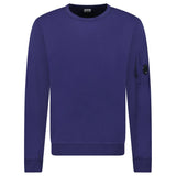 CP Company Lens Light Fleece Sweatshirt Medval Blue - Boinclo - Outlet Sale Under Retail