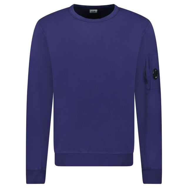 CP Company Lens Light Fleece Sweatshirt Medval Blue - Boinclo - Outlet Sale Under Retail