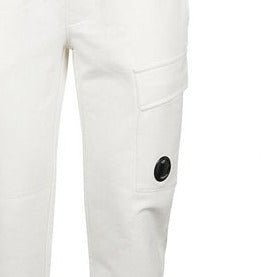 CP Company Lens Sweat Pants White - Boinclo - Outlet Sale Under Retail