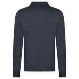 CP Company Long Sleeve Piquet Polo T-Shirt Black Sand - Boinclo - Outlet Sale Under Retail